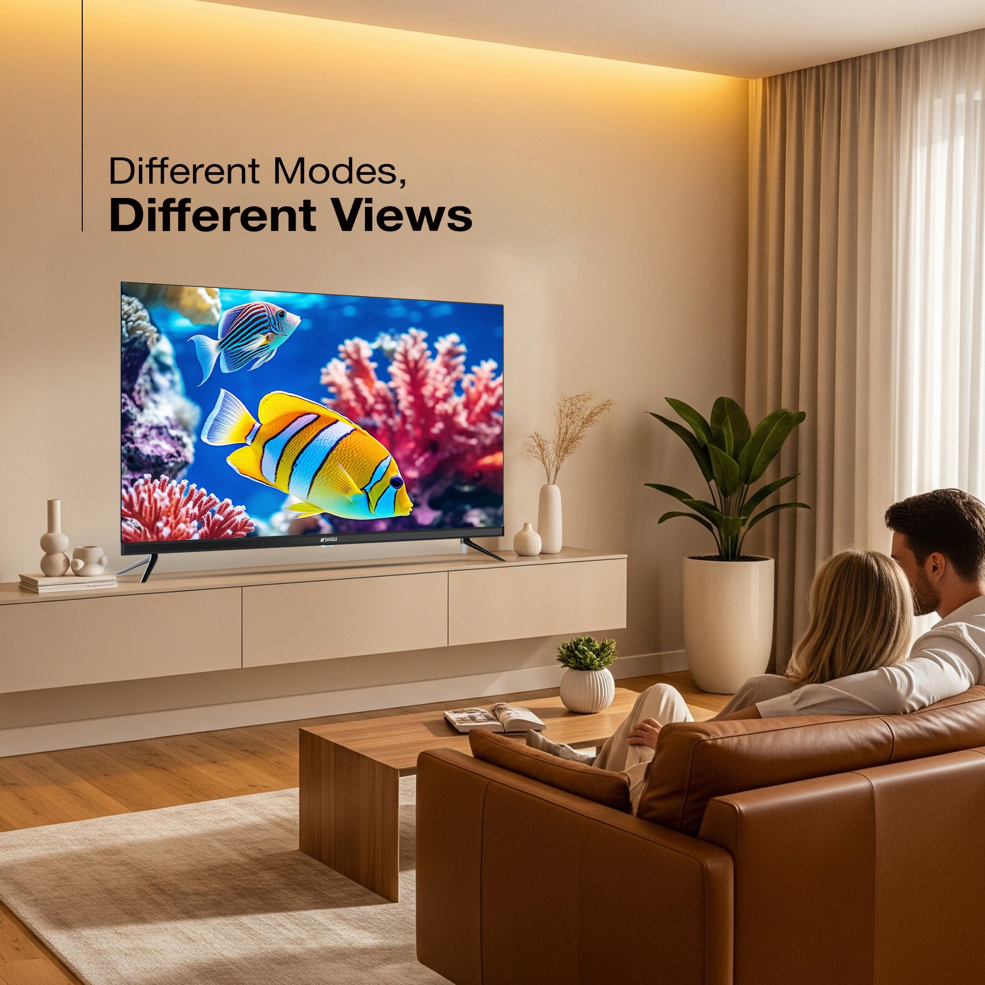 Sansui 80 cm (32) Coolita TV With HD Display, A+ Panel, Dolby Audio & Surround Sound (JSWD32CSHD)