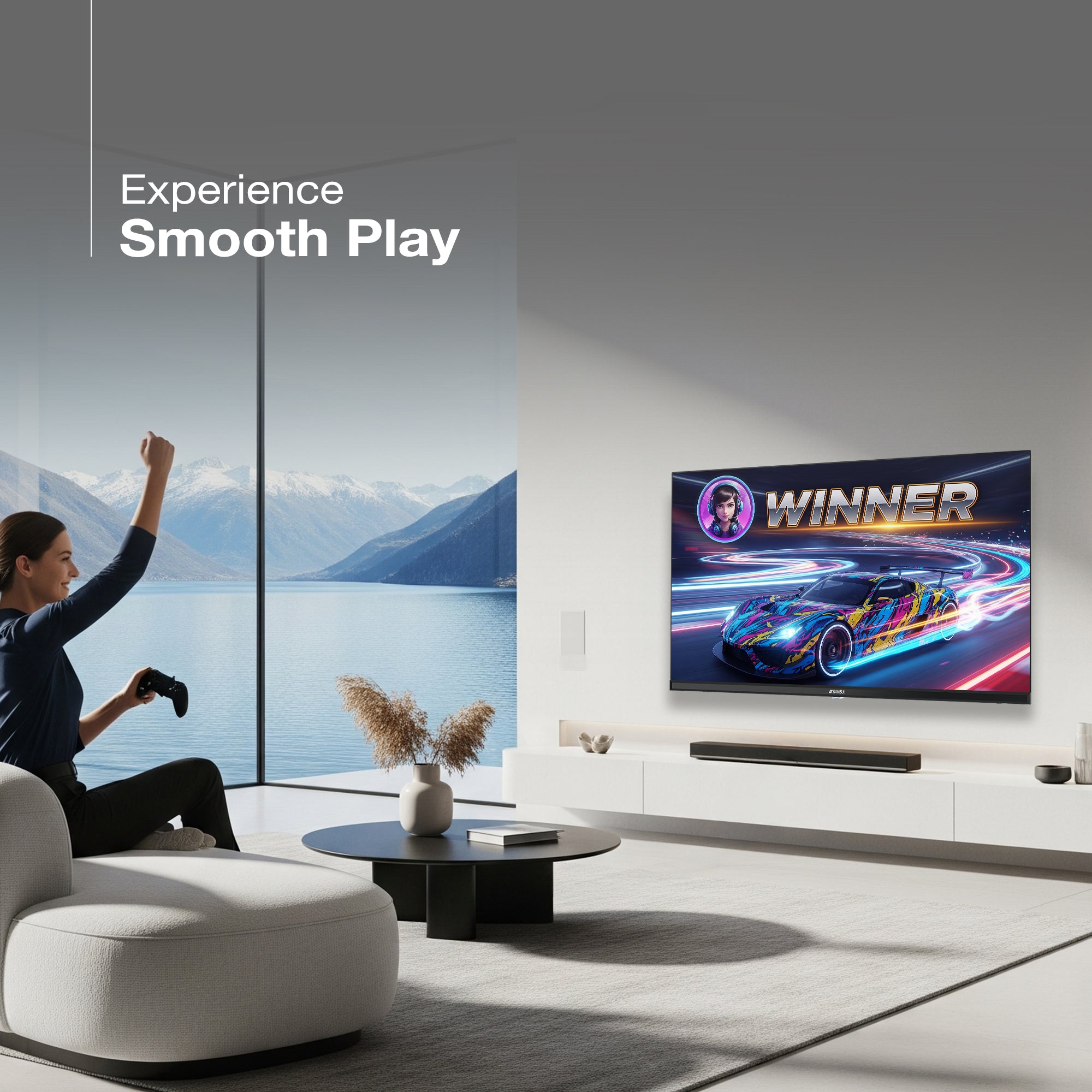 Sansui 80 cm (32) Coolita TV With HD Display, A+ Panel, Dolby Audio & Surround Sound (JSWD32CSHD)