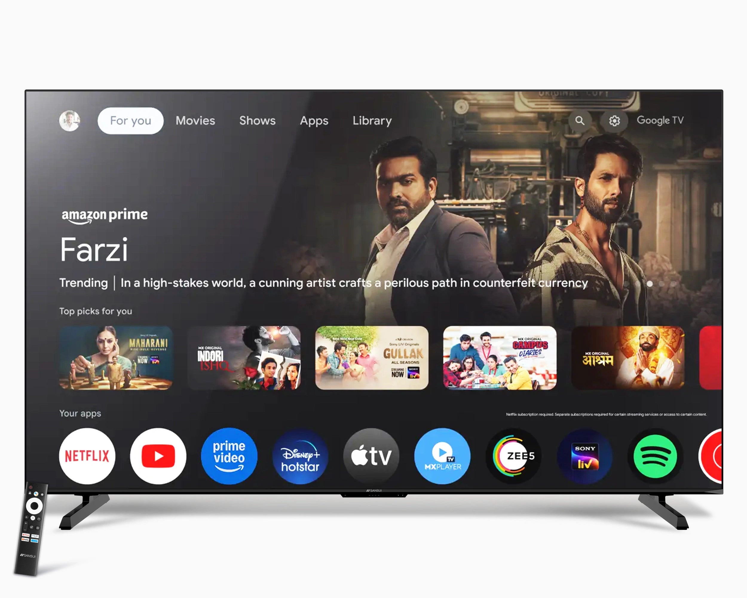 Sansui 100 Inch Google tv