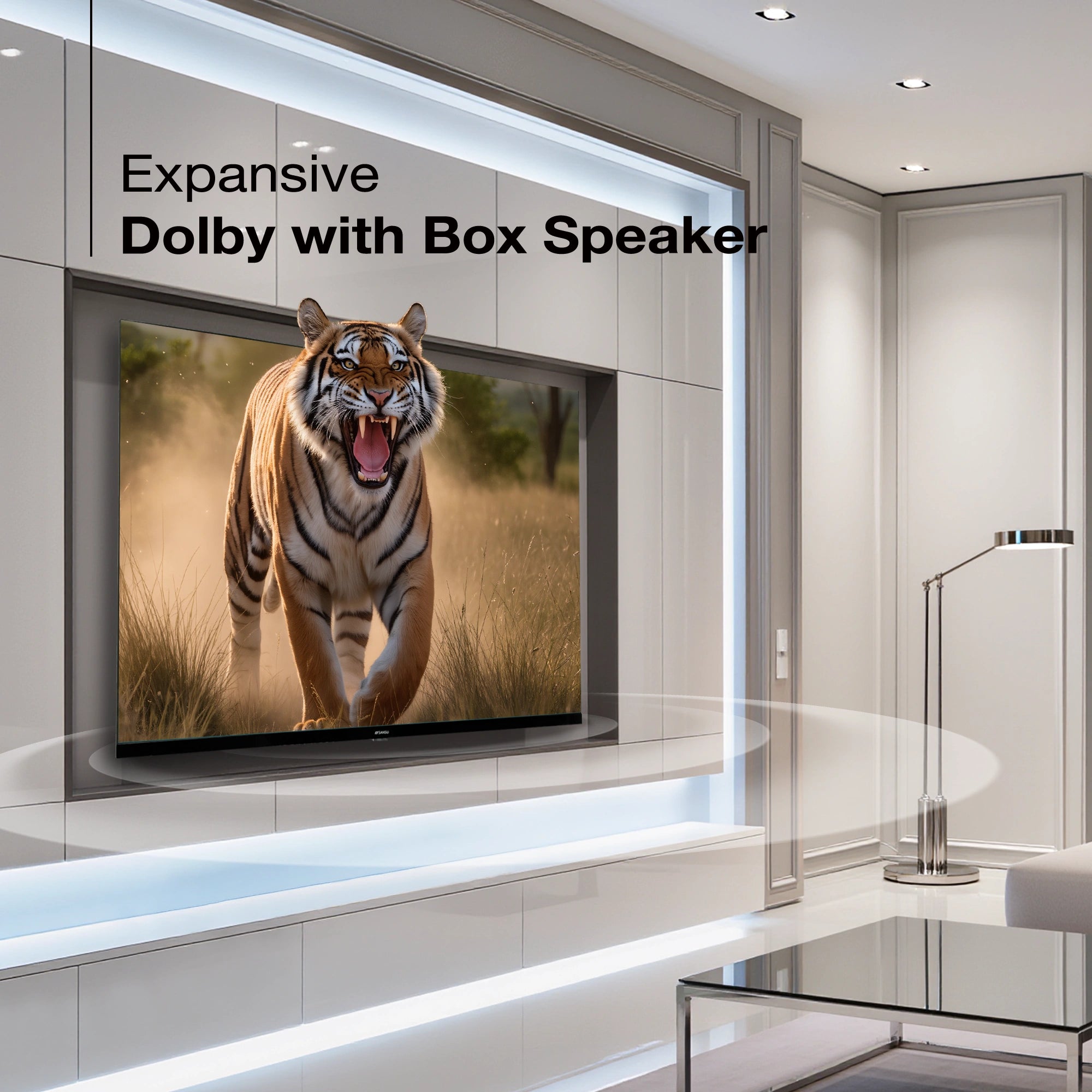 Sansui 109 cm (43) Full HD QLED Smart Google TV with HDR10, Dolby Audio, Bezel-Less Design, Built-in Chromecast & FloLED Panel (JSW43FHG5Q)