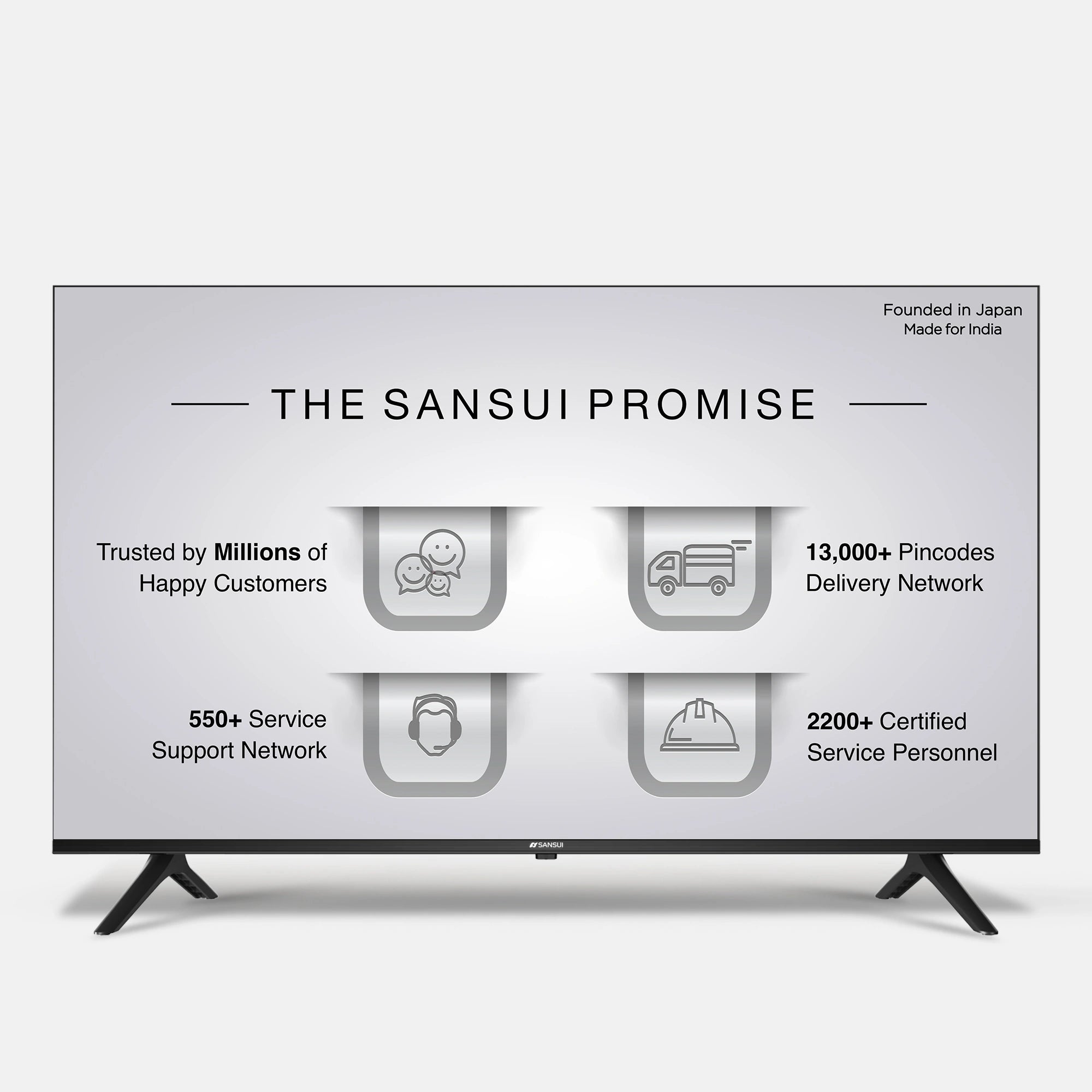 Sansui 127cm (50) UHD Google TV with HDR10, Dolby Audio, Surround Sound, Google Assistant & Zen Panel
