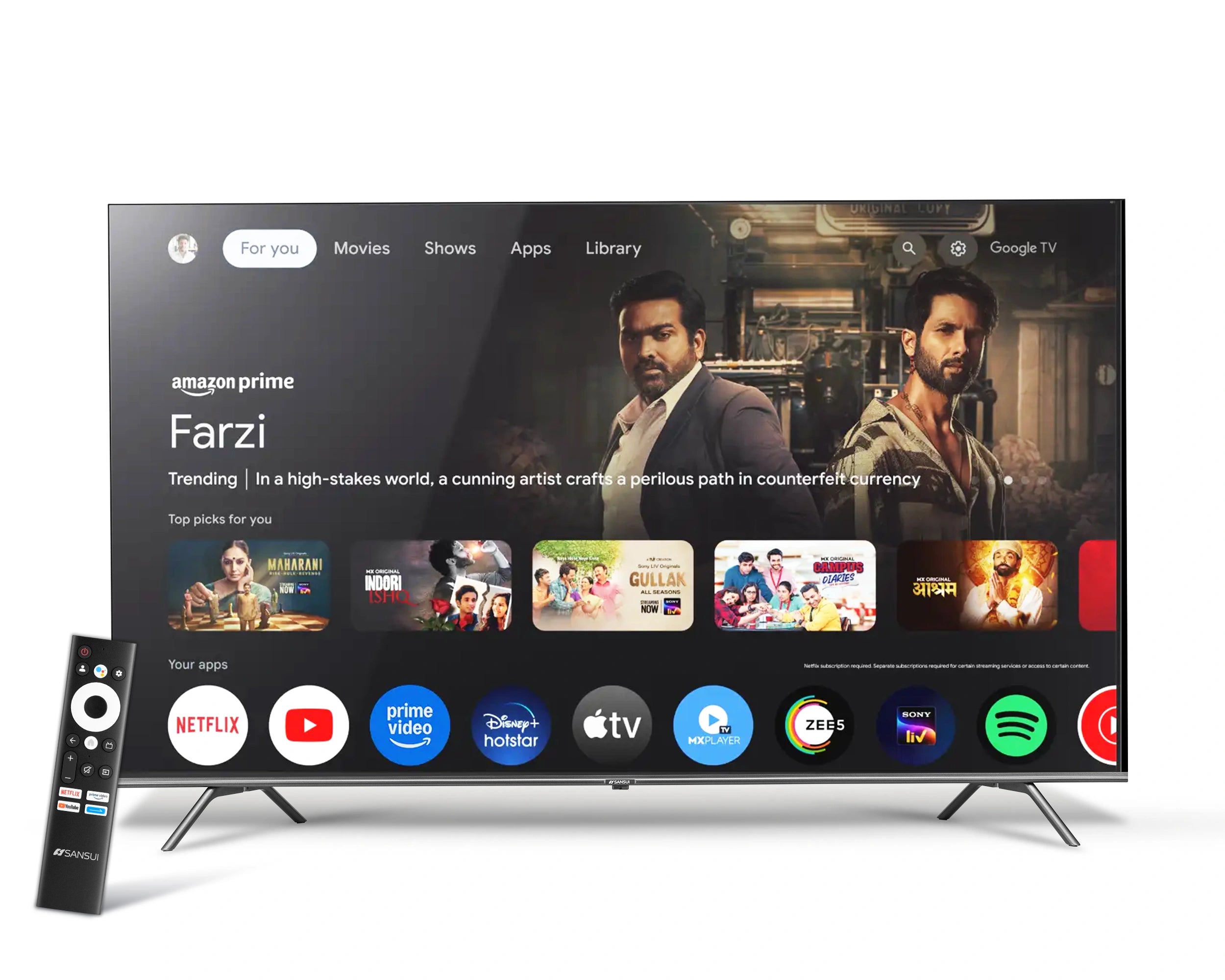 Sansui 65 inch Google tv
