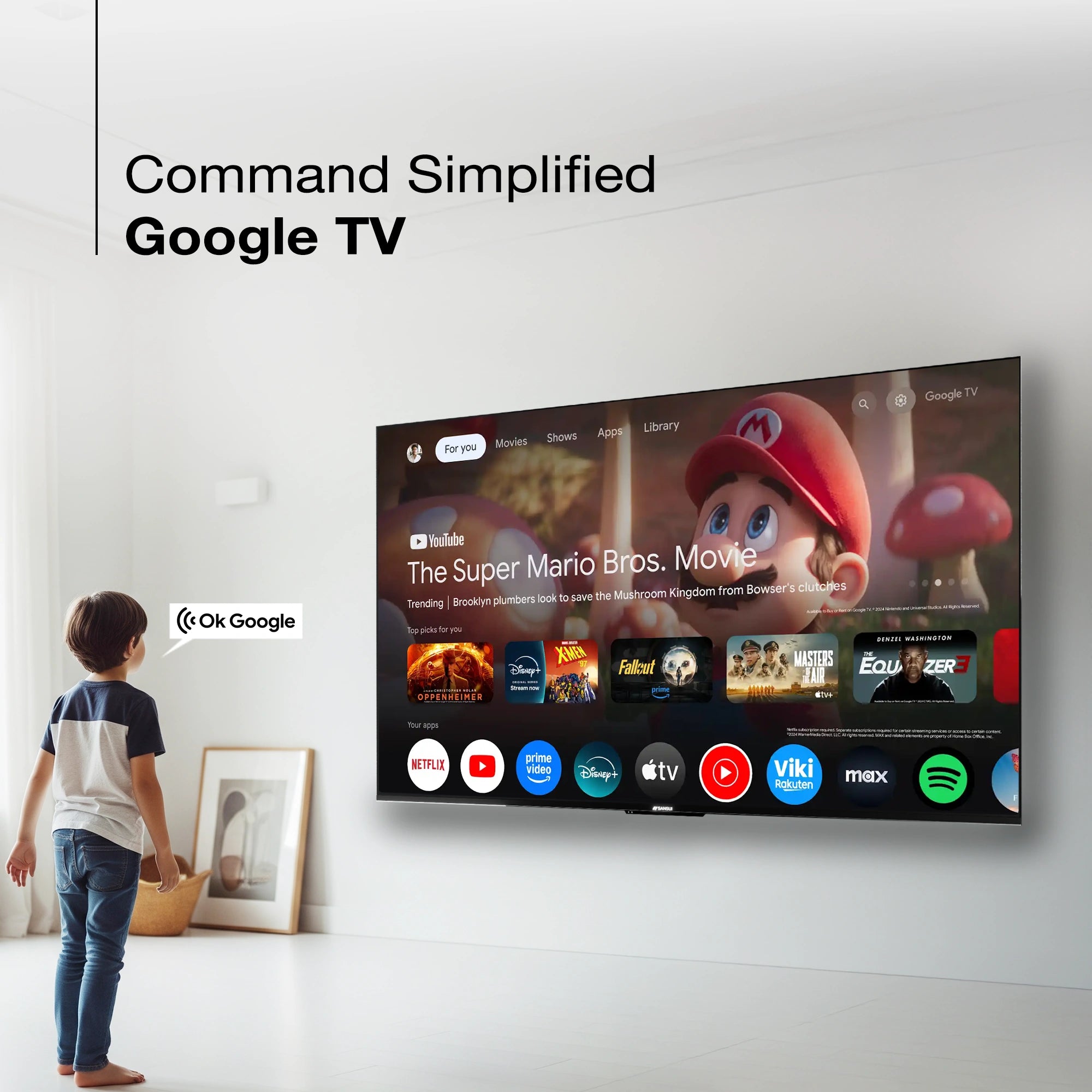 Sansui 75 Inch Smart Google TV