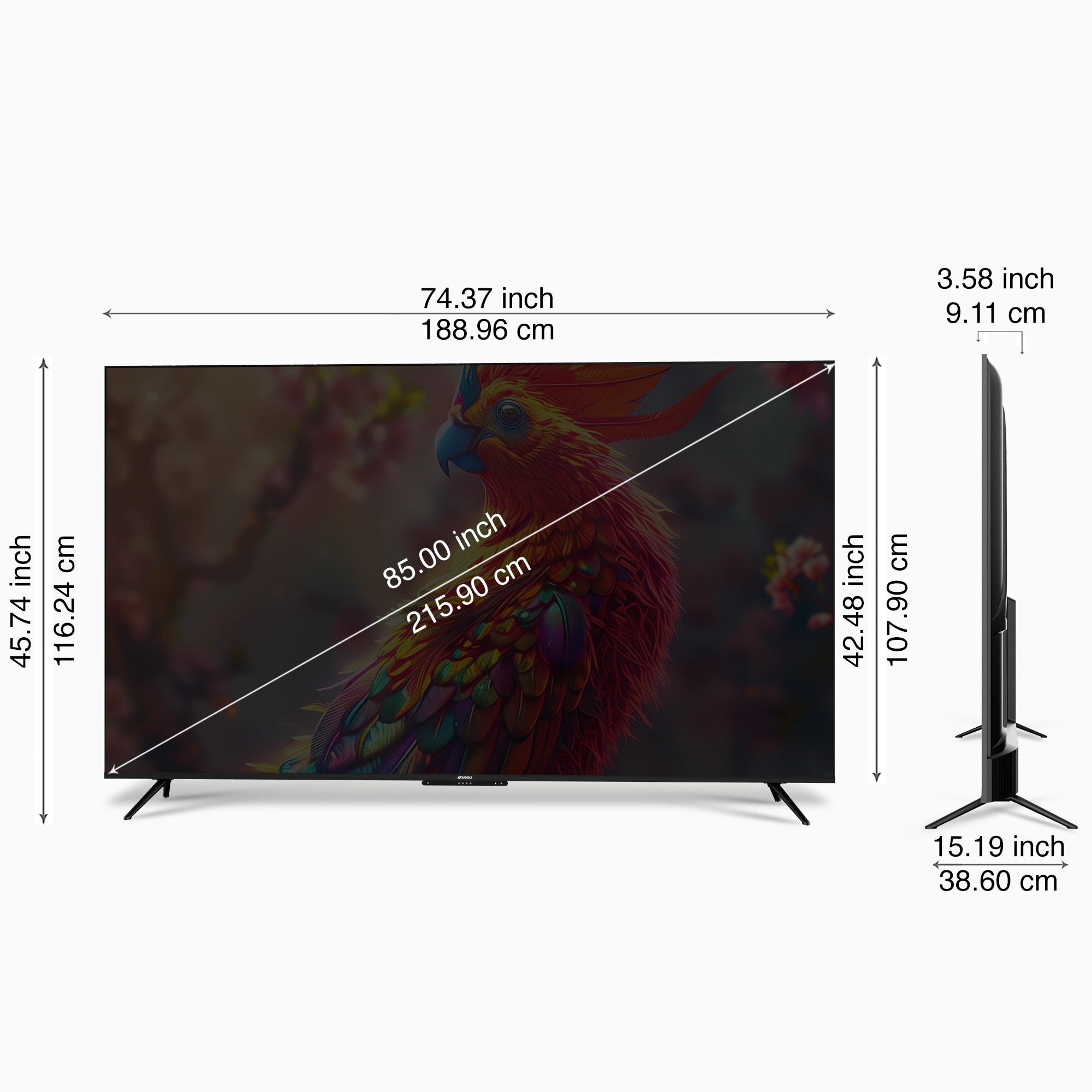 Sansui 85 Inch Smart TV