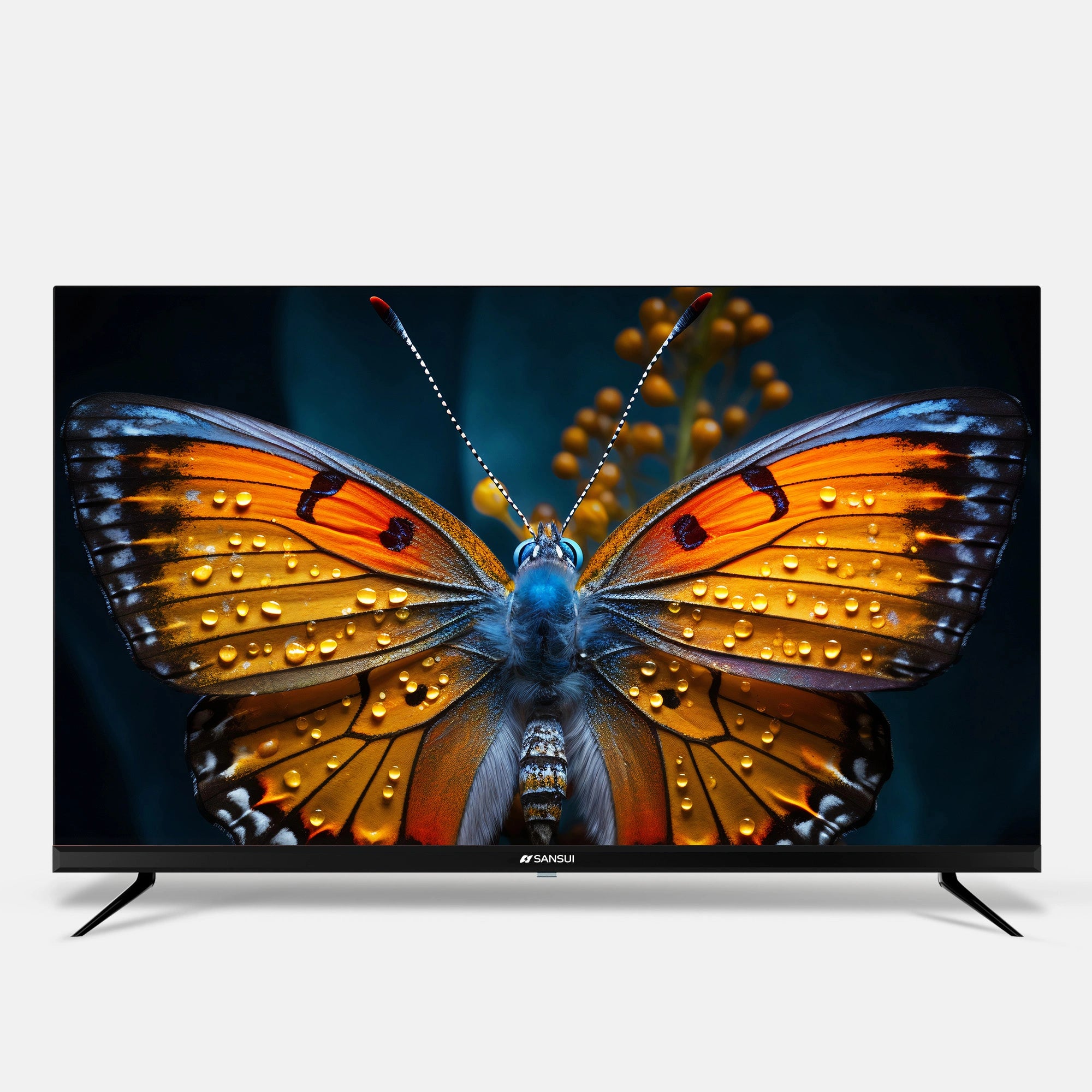 Sansui 32 Inch HD Google TV Smart QLED TV with Voice Control