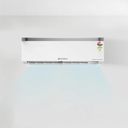 Sansui 1.5 Ton 3 Star Split Inverter AC with 100% Copper Tubing, Zen Cool Technology, 5-In-1 Convertible Mode, 4-Way Swing & Blue Fin