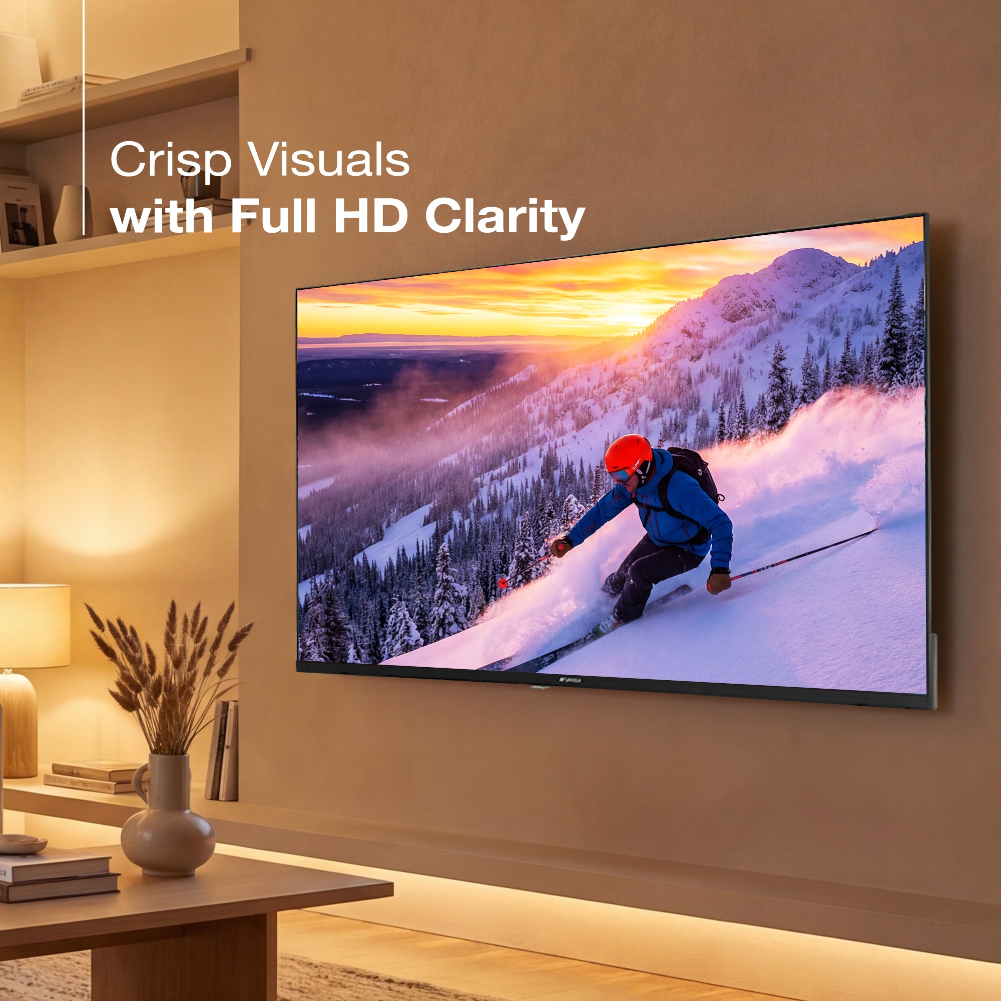 Sansui 102cm (40) Full HD Google TV with HDR10, Dolby Audio, Surround Sound, Google Assistant & FloLED  (JSW40FHG5)