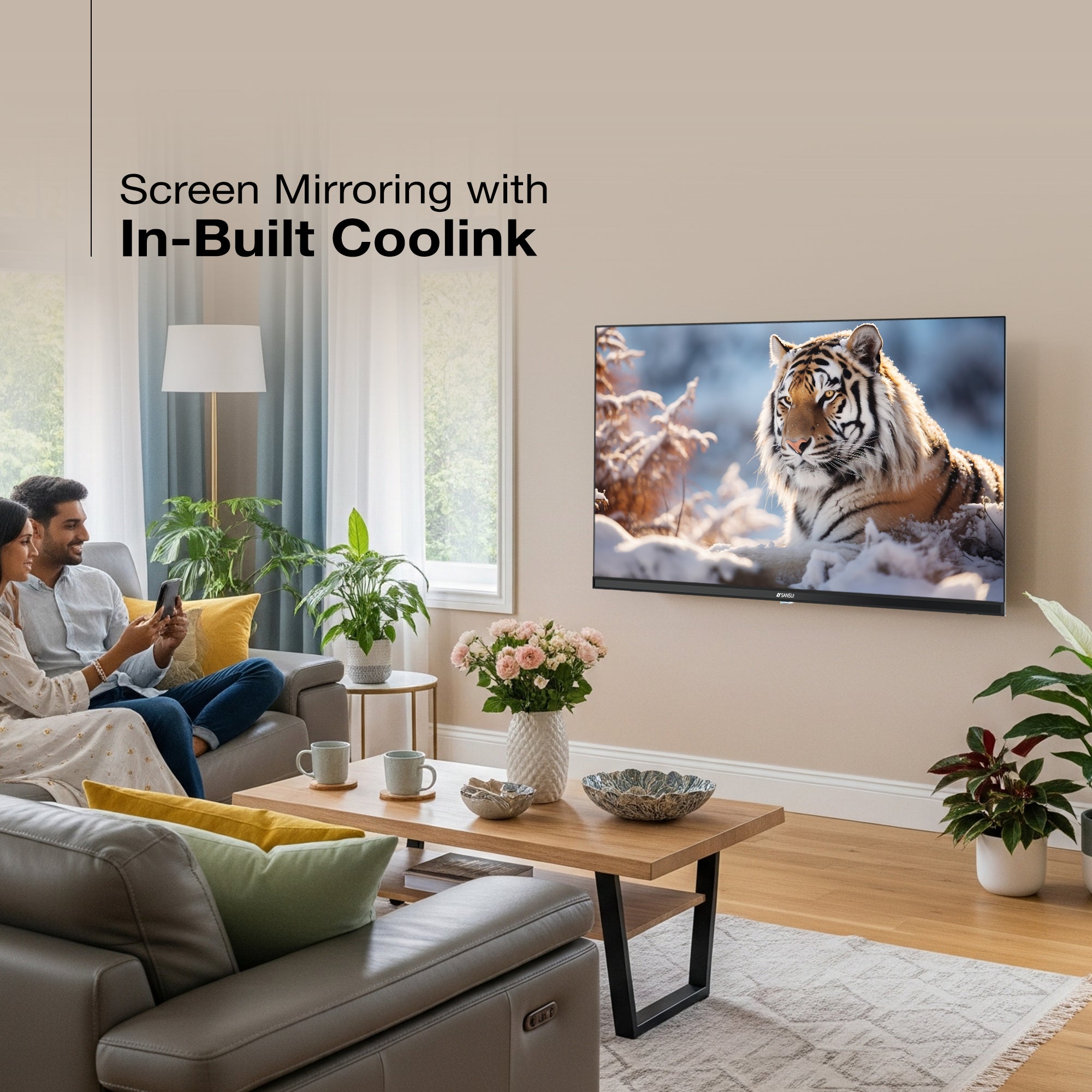 Sansui 80 cm (32) Coolita TV With HD Display, A+ Panel, Dolby Audio & Surround Sound (JSWD32CSHD)