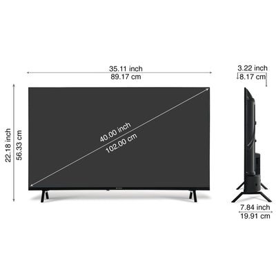 Sansui 102cm (40) Full HD Google TV with HDR10, Dolby Audio, Surround Sound, Google Assistant & FloLED  (JSW40FHG5)