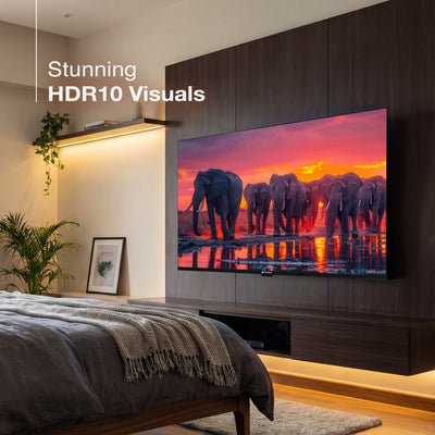 Sansui 127cm (50) UHD Google TV with HDR10, Dolby Audio, Surround Sound, Google Assistant & FloLED (JSW50UG23)