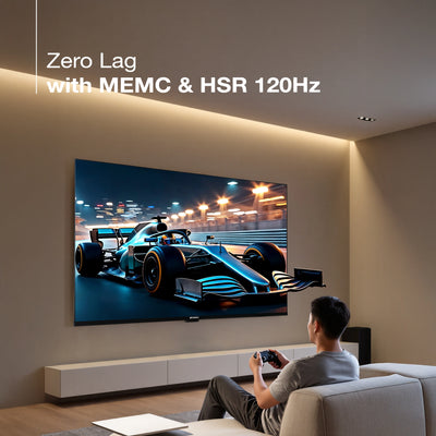 Sansui 109 cm (43) Google TV Ultra (4K), HDR10+, HSR 120 Hz with Dolby Audio & 30W Box Speaker (JSW43UG23)