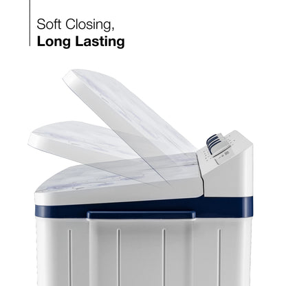 Sansui 14 kg 5 Star with Premium Glass Lid, Power Dry, Dual Waterfall and Dynamic Pulsator Semi Automatic Top Load Washing Machine (JSP140S-2024N)