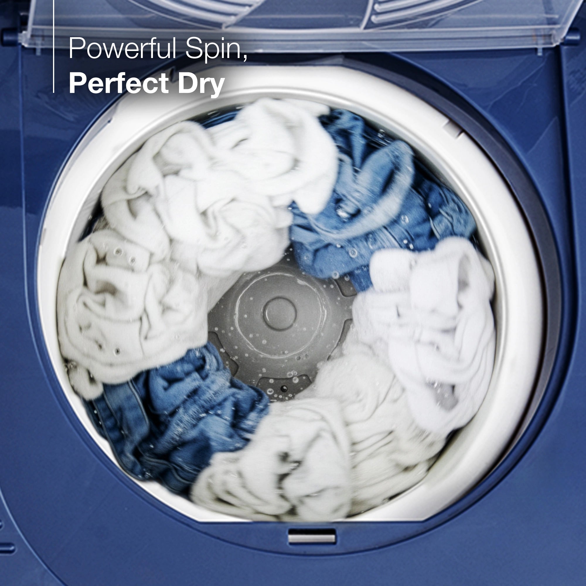 Sansui 14 kg 5 Star with Premium Glass Lid, Power Dry, Dual Waterfall and Dynamic Pulsator Semi Automatic Top Load Washing Machine (JSP140S-2024N)