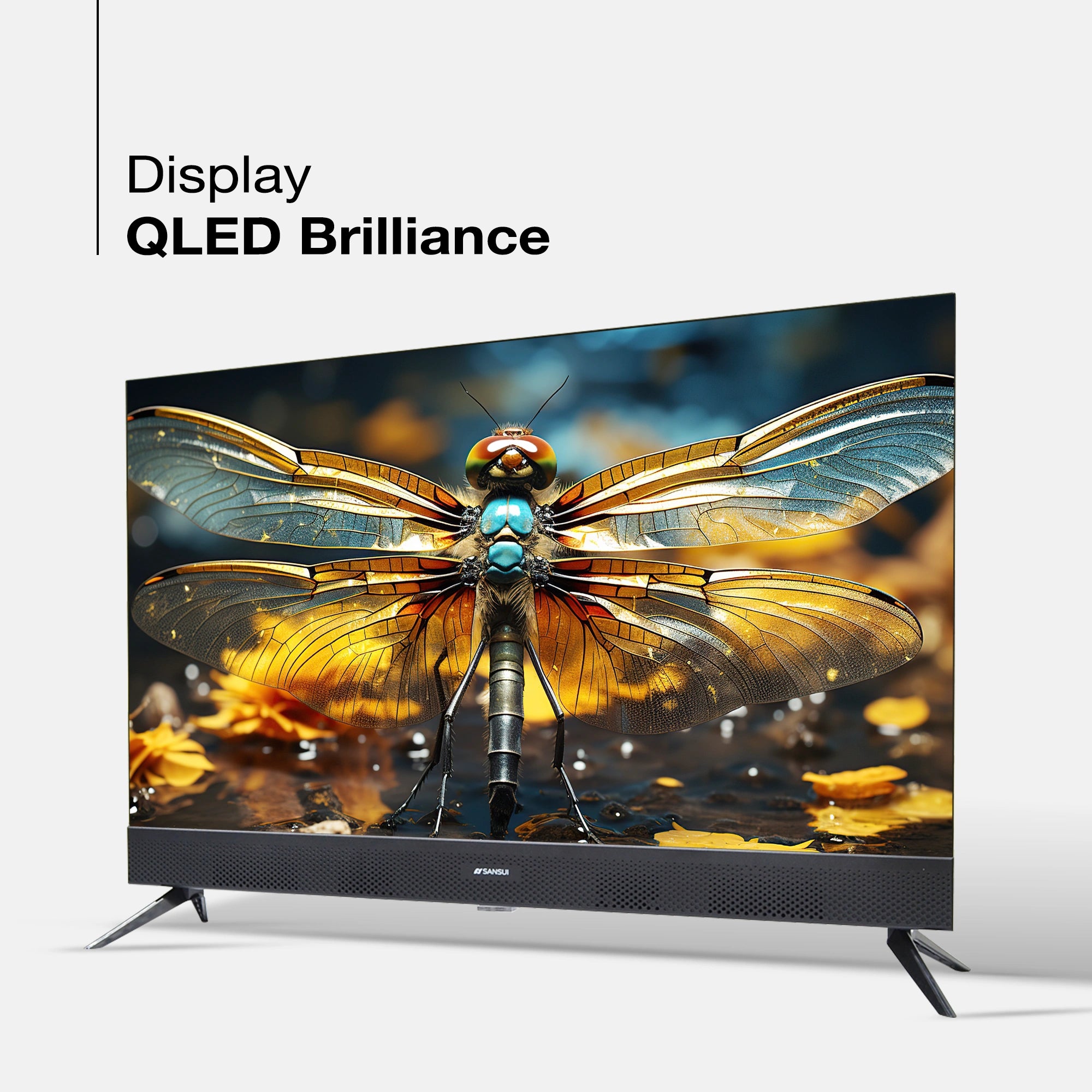 Sansui 80 cm (32) Coolita QLED TV With In Built Sound Bar, Dolby Audio, Surround Sound &  A+ Panel