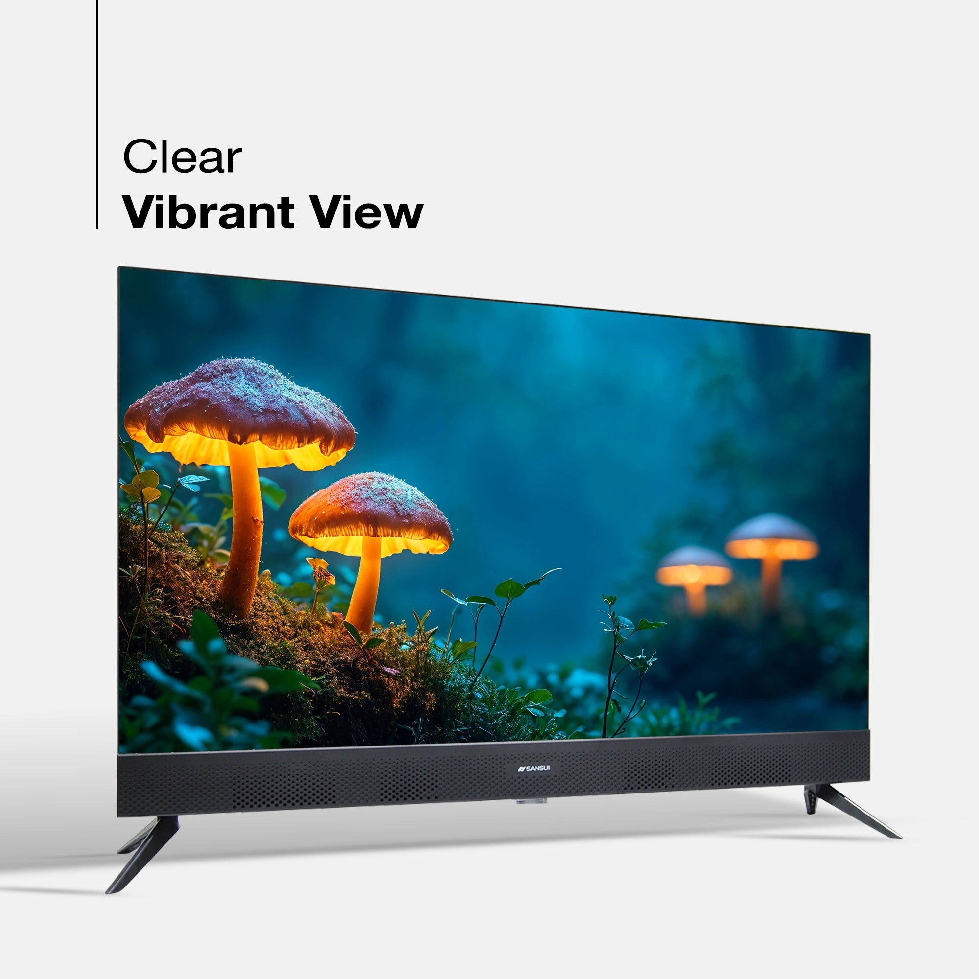 Sansui 80 cm (32) Coolita QLED TV With In Built Sound Bar, Dolby Audio, Surround Sound &  A+ Panel