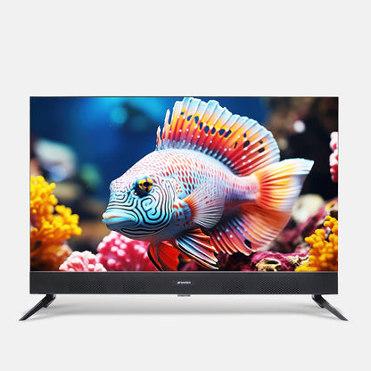 Sansui 80 cm (32) Google Smart TV With QLED Display, HDR10, In Built Sound Bar, Dolby Audio &  A+ Panel