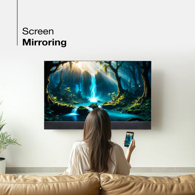 Sansui 80 cm (32) Google Smart TV With QLED Display, HDR10, In Built Sound Bar, Dolby Audio &  A+ Panel