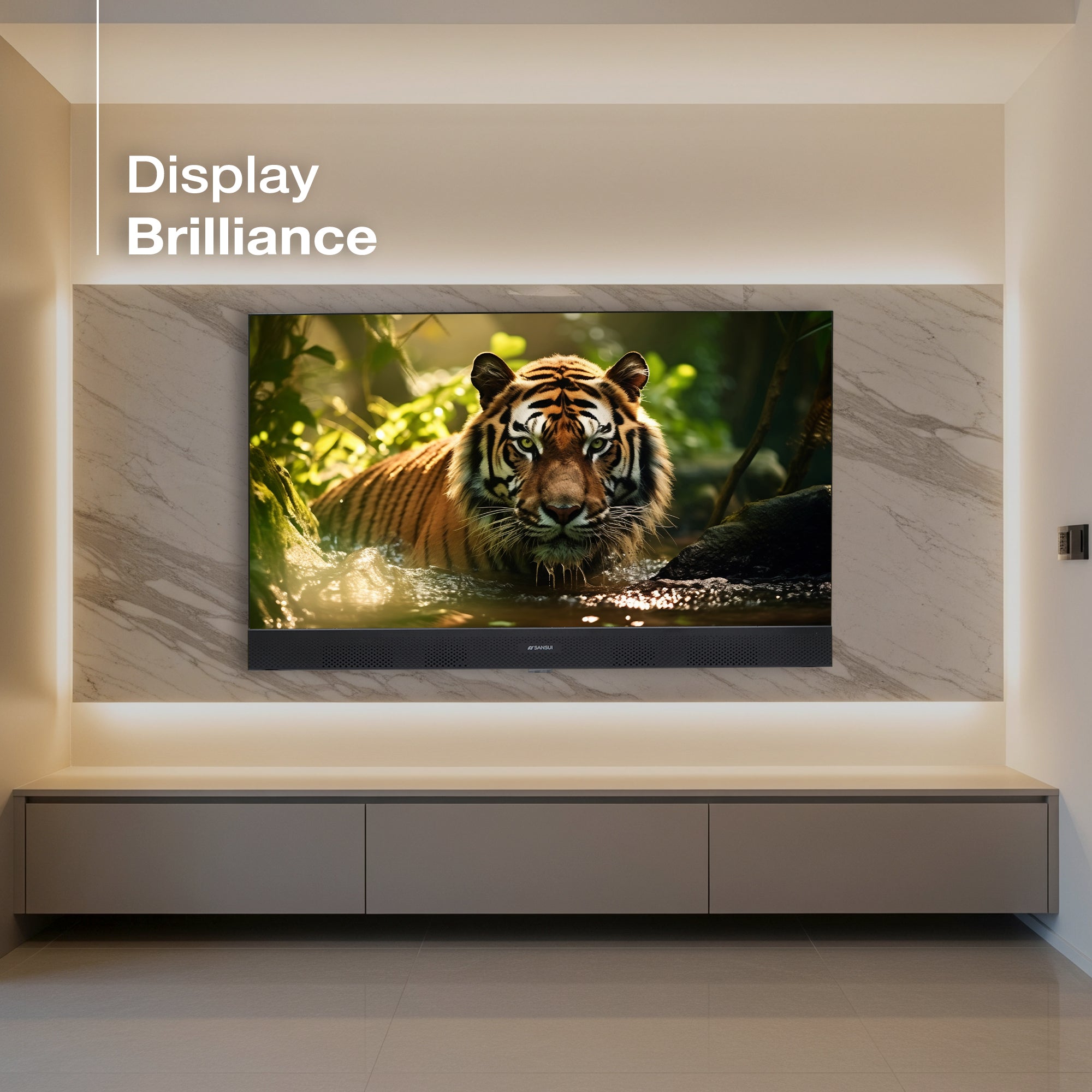 Sansui 80 cm (32) Google Smart TV With HD QLED, HDR10, HLG, Filmmaker Mode & Dolby Audio