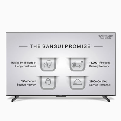 Sansui 100 Inch Smart  TV Promises