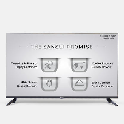 Sansui 80 cm (32) Google TV With HD & HLG Display, Dolby Audio, Surround Sound & HDR10, Google Assistant
