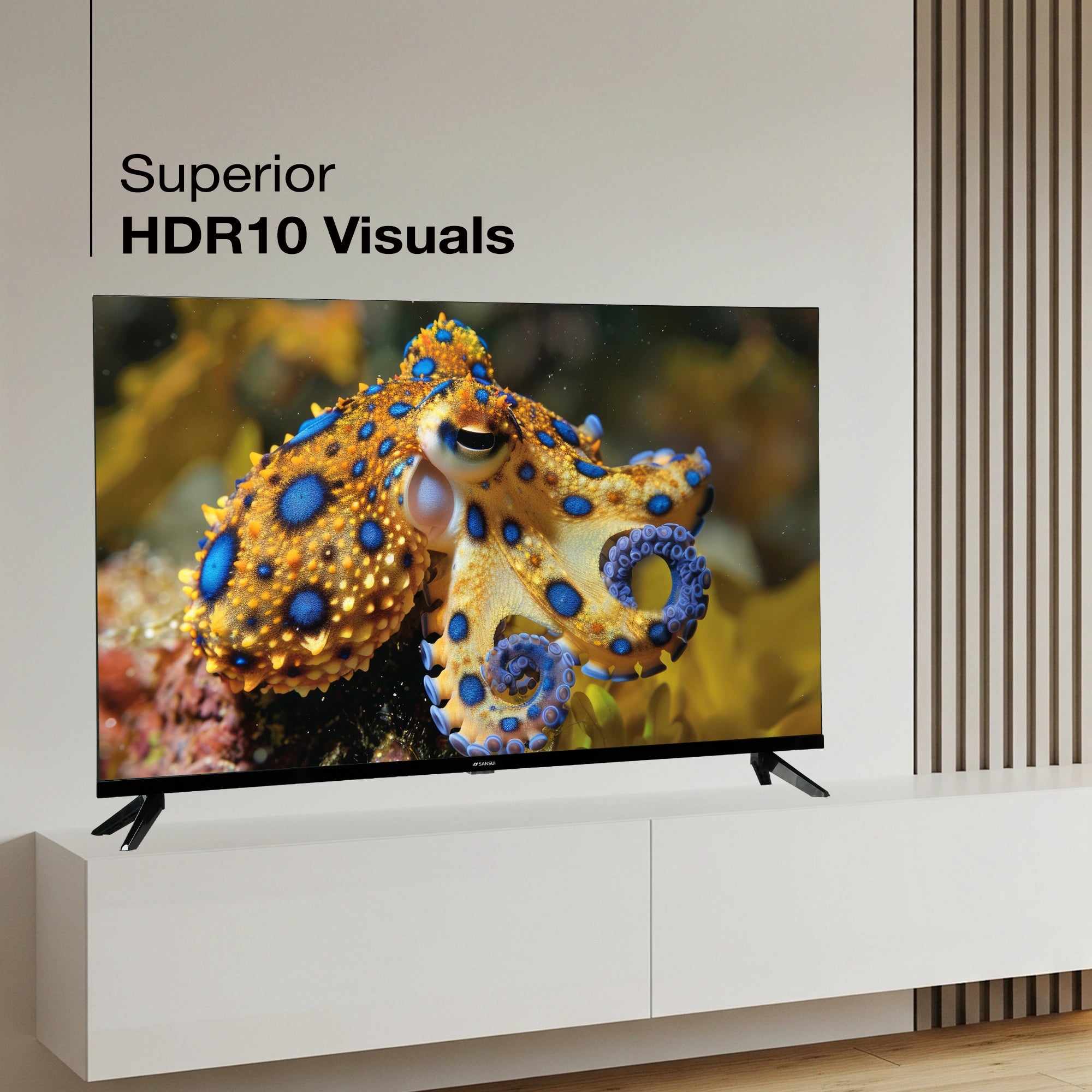 Sansui 80 cm (32) Google TV With HD & HLG Display, Dolby Audio, Surround Sound & HDR10, Google Assistant