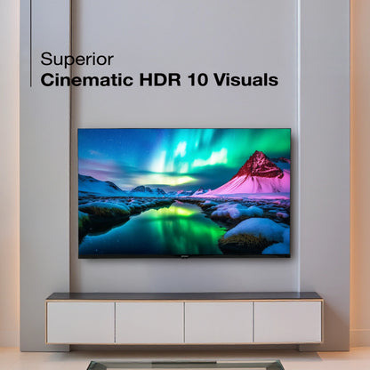 Sansui 109 cm (43) Full HD QLED Smart Google TV with HDR10, Dolby Audio, Bezel-Less Design, Built-in Chromecast & FloLED Panel (JSW43FHG5Q)