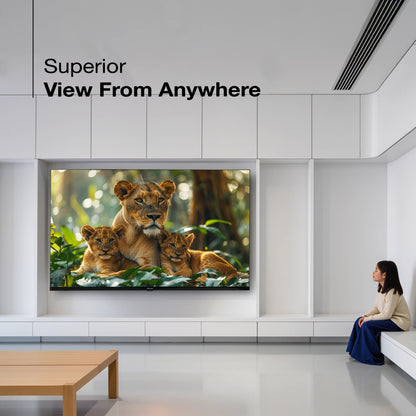 Sansui 109 cm (43) Full HD QLED Smart Google TV with HDR10, Dolby Audio, Bezel-Less Design, Built-in Chromecast & FloLED Panel (JSW43FHG5Q)