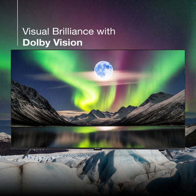 Sansui 109 cm (43) Google TV QLED (4K), HDR10+, HSR 120 Hz with Dolby Vision, Dolby Atmos & 30W Box Speaker (JSW43UG23Q)