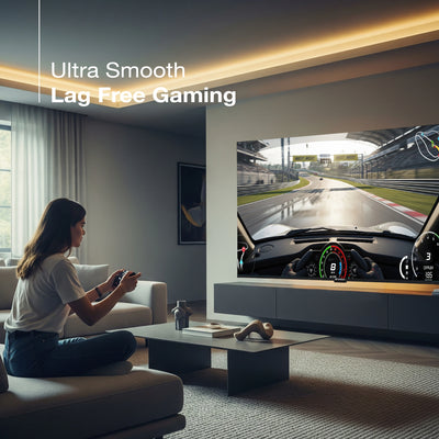 Sansui 109 cm (43) Google TV QLED (4K), HDR10+, HSR 120 Hz with Dolby Vision, Dolby Atmos & 30W Box Speaker (JSW43UG23Q)