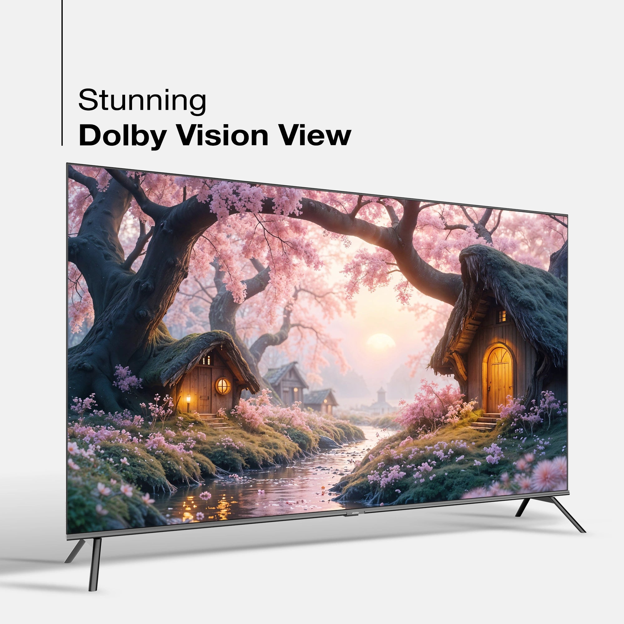 Sansui 127cm (50 ) QLED (4K) Google TV with HDR10, Dolby Audio, DTS, Surround Sound, Google Assistant & Zen Panel