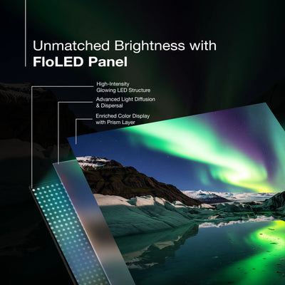 Sansui 127 cm (50) Google TV QLED (4K), HDR10+, HSR 120 Hz with Dolby Vision, Dolby Atmos & 30W Box Speaker (JSW50UG23Q)