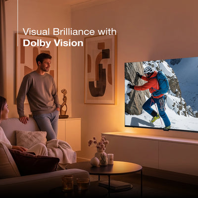 Sansui 127 cm (50) Google TV QLED (4K), HDR10+, HSR 120 Hz with Dolby Vision, Dolby Atmos & 30W Box Speaker (JSW50UG23Q)