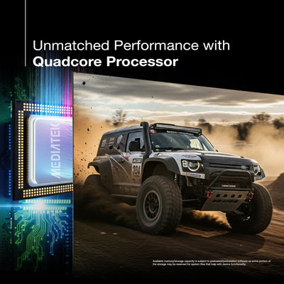 Sansui 127 cm (50) Google TV QLED (4K), HDR10+, HSR 120 Hz with Dolby Vision, Dolby Atmos & 30W Box Speaker (JSW50UG23Q)