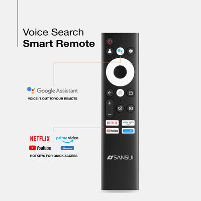 Sansui 55 inch Google  TV Remote