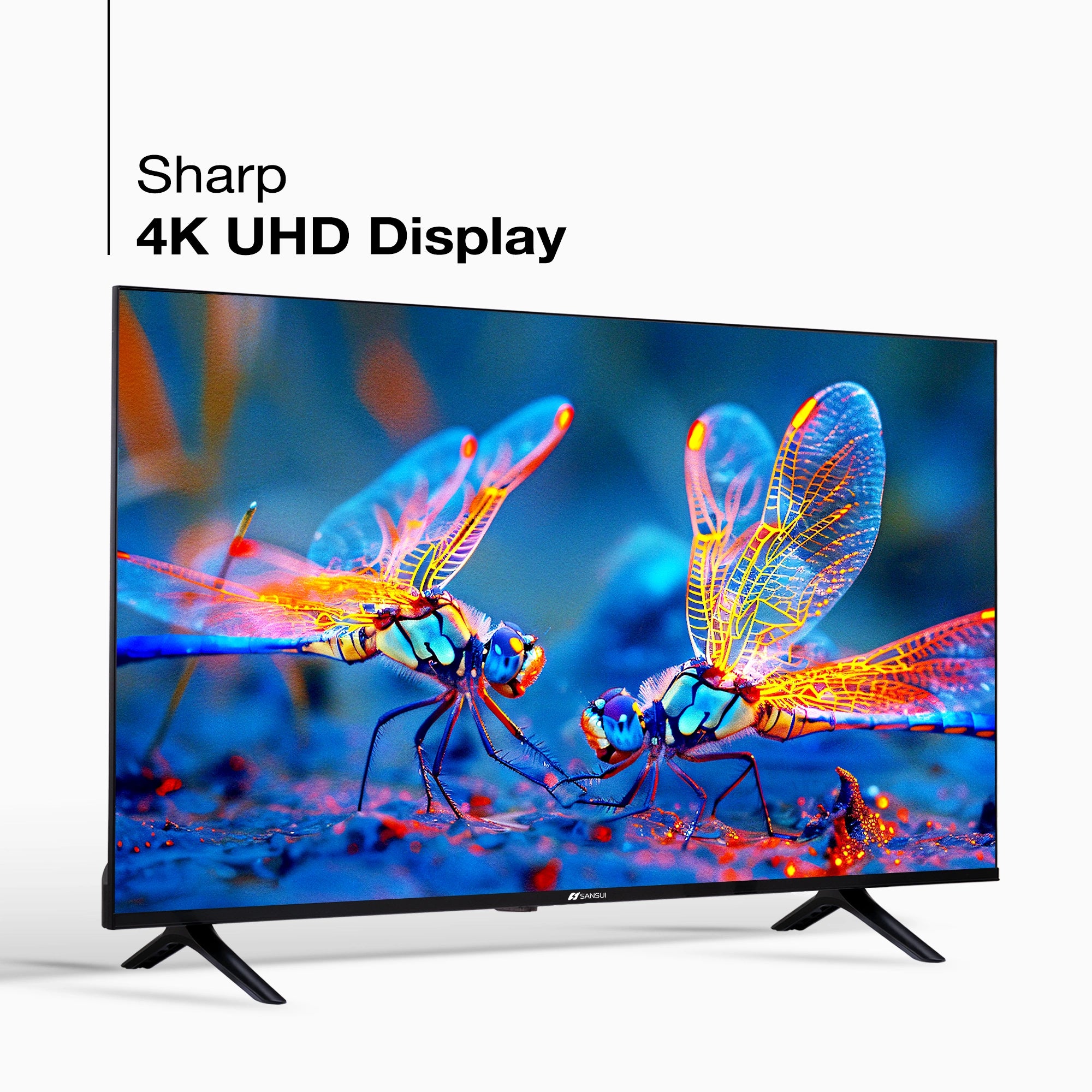Sansui 140 cm (55) 4K UHD Smart Google  TV with Dolby Audio, Google Assistant, DTS & HDR10