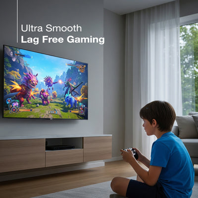 Sansui 140 cm (55) Google TV QLED (4K), HDR10+, HSR 120 Hz with Dolby Vision, Dolby Atmos & 30W Box Speaker (JSW55UG23Q)