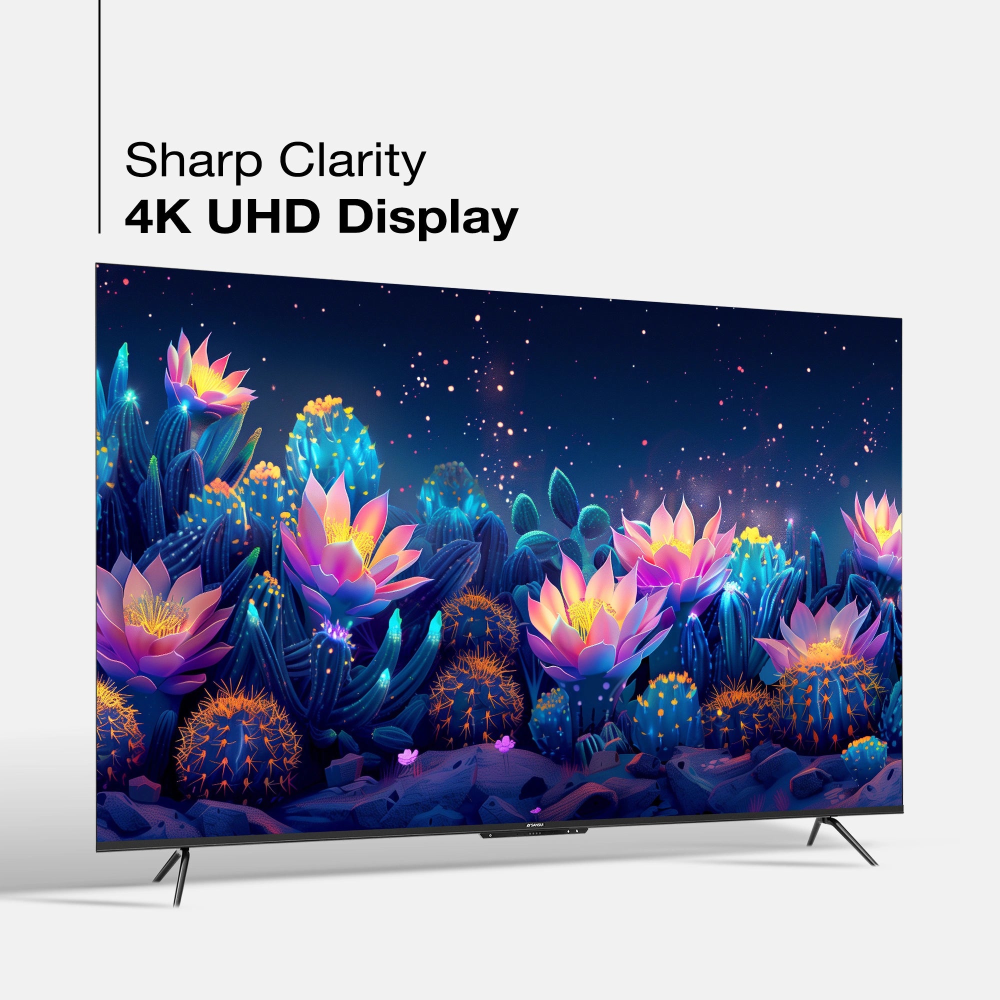 Sansui 165 cm (65) Ultra HD 4K Smart Google  TV with Far Field, Dolby Vision, Dolby Atmos & HDR10