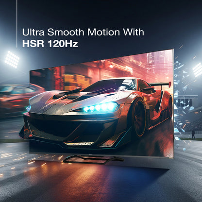 Sansui 165 cm (65) Google TV Mini LED (4K), HDR10+ with Dolby Vision, Dolby Atmos & 85W Speaker System with Subwoofer and Tweeters