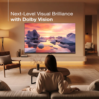 Sansui 190 cm (75) Google TV QLED (4K), HDR10+, HSR 120 Hz with Dolby Vision, Dolby Atmos & 30W Box Speaker