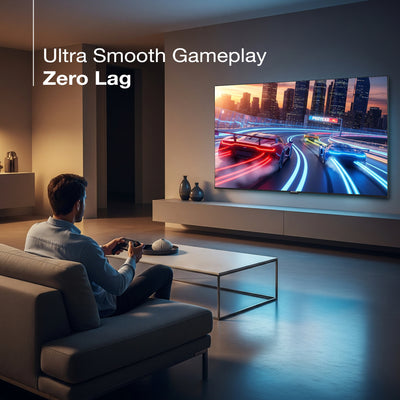 Sansui 190 cm (75) Google TV QLED (4K), HDR10+, HSR 120 Hz with Dolby Vision, Dolby Atmos & 30W Box Speaker (JSW75UG23QF)