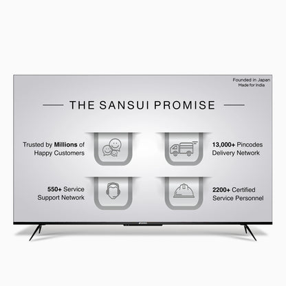 Sansui 219 cm (86) Ultra HD (4K) UHD Smart Google  TV with Dolby Vision, Dolby Atmos, DTS, Zen Panel & HDR10+