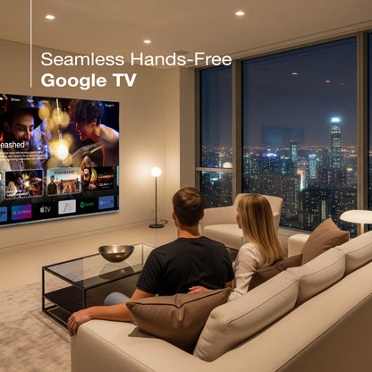 Sansui 219cm (86) Google TV QD-Mini LED (4K), HDR 10+, Dolby Vision, Dolby Atmos with 85W Speaker, Subwoofer & Tweeters