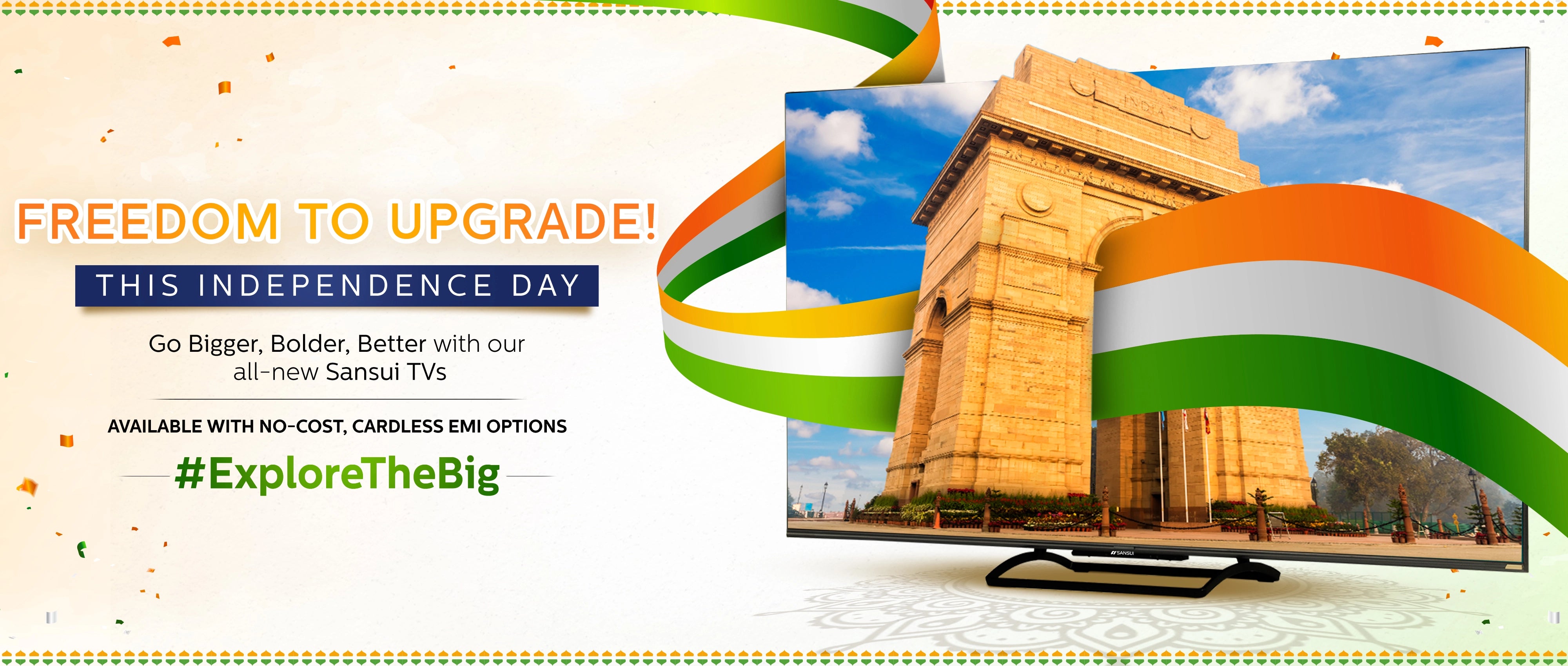 Sansui Independence Day Banner