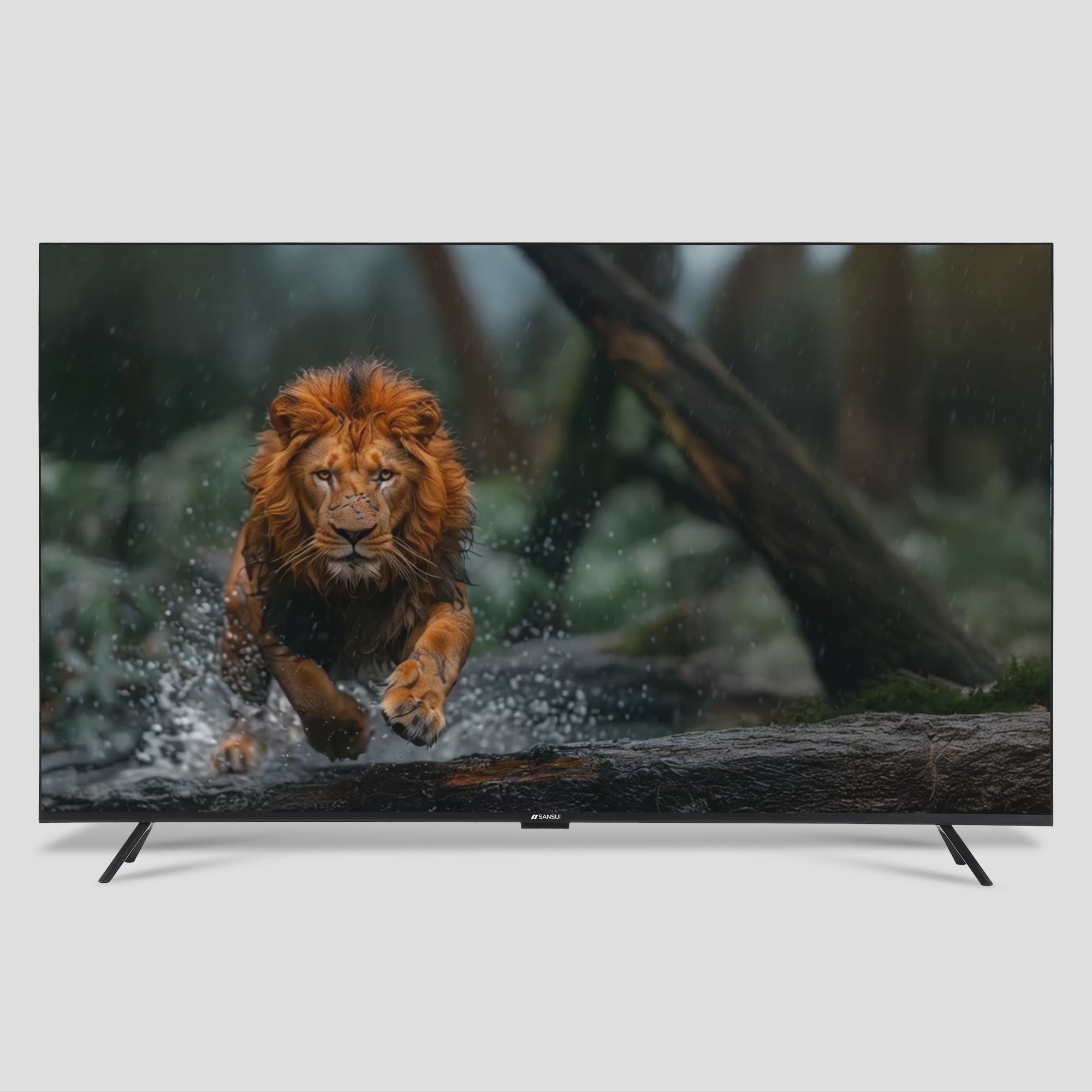 Load video: Sansui 165 cm (65) Google TV QLED (4K), HDR10+, HSR 120 Hz with Dolby Vision, Dolby Atmos &amp; 30W Box Speaker