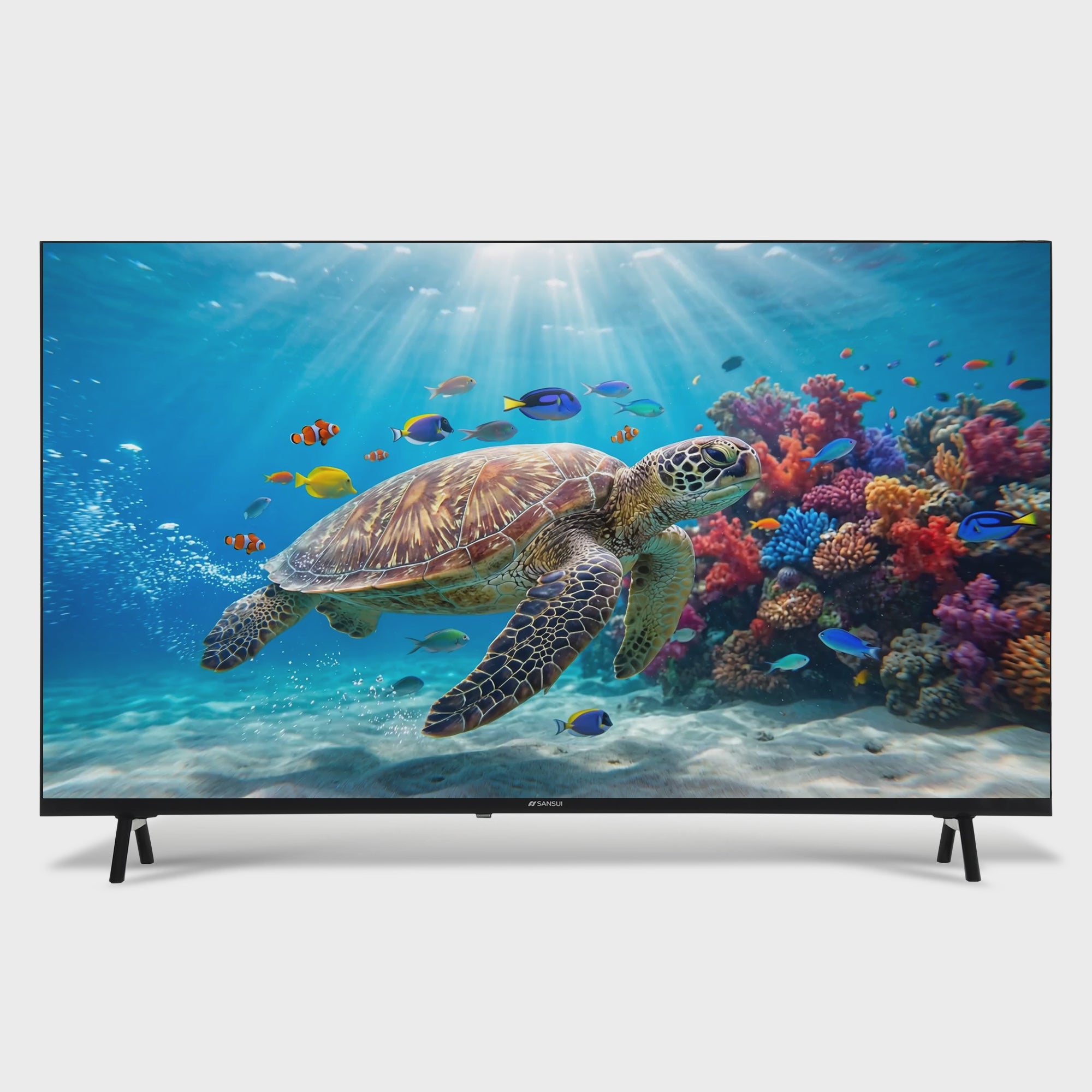 Load video: Sansui 102cm (40) Full HD Google TV with HDR10, Dolby Audio, Surround Sound, Google Assistant &amp; FloLED  (JSW40FHG5)