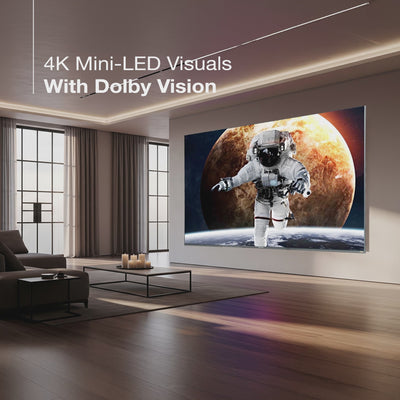 Sansui 190cm (75) Google TV QD-Mini LED (4K), HDR 10+, Dolby Vision, Dolby Atmos with 85W Speaker, Subwoofer & Tweeters (JSW75UGMQF)