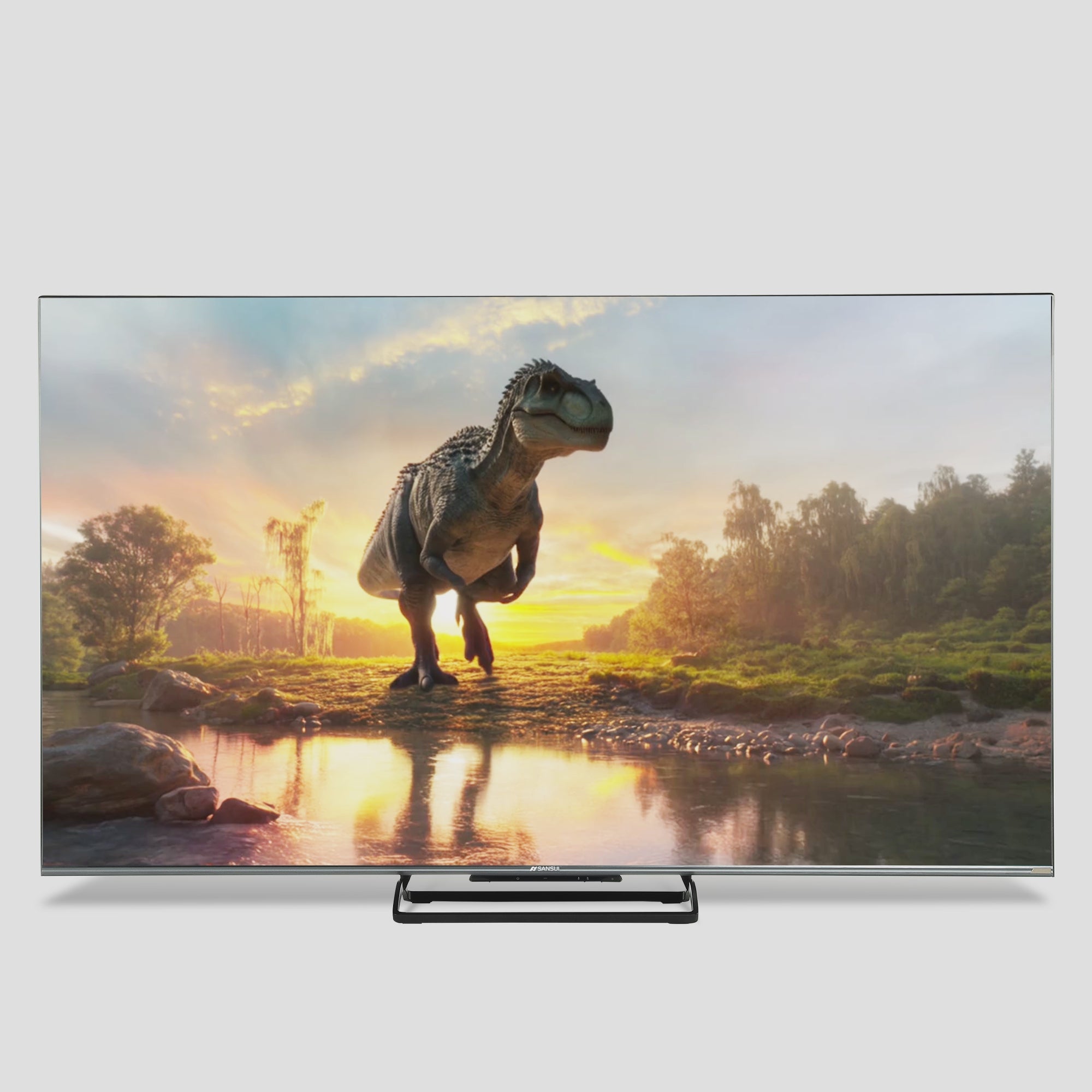 Load video: Sansui 219cm (86) Google TV QD-Mini LED (4K), HDR 10+, Dolby Vision, Dolby Atmos with 85W Speaker, Subwoofer &amp; Tweeters