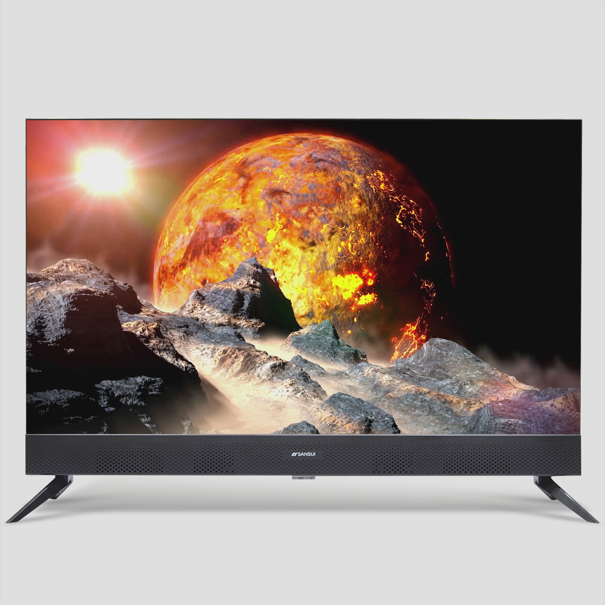Load video: Sansui 80 cm (32) Google Smart TV With HD QLED, HDR10, HLG, Filmmaker Mode &amp; Dolby Audio